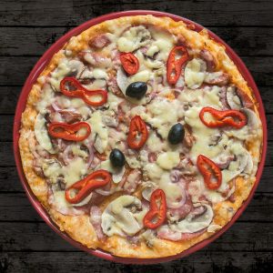 Ham & Mushroom Pizza