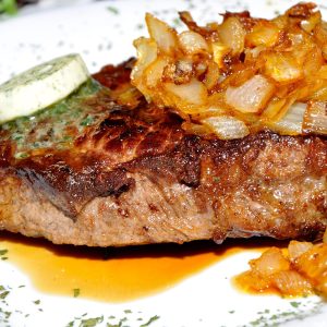 Beef Steak with Herb Butter